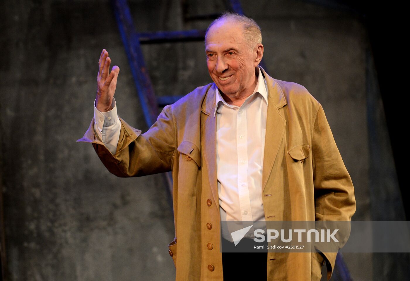 Sergei Yursky performs in Flying with an Angel. Chagall