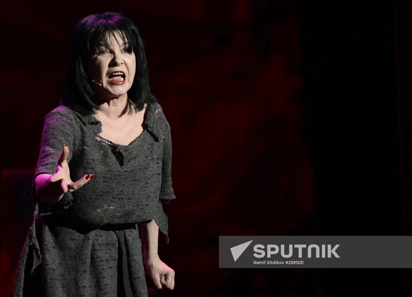 Sergei Yursky performs in Flying with an Angel. Chagall