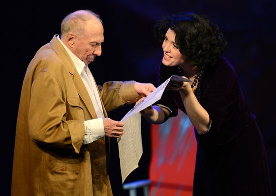 Sergei Yursky performs in Flying with an Angel. Chagall