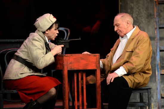 Sergei Yursky performs in Flying with an Angel. Chagall