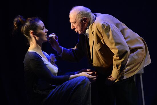 Sergei Yursky performs in Flying with an Angel. Chagall