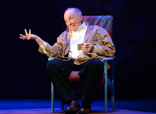 Sergei Yursky performs in Flying with an Angel. Chagall