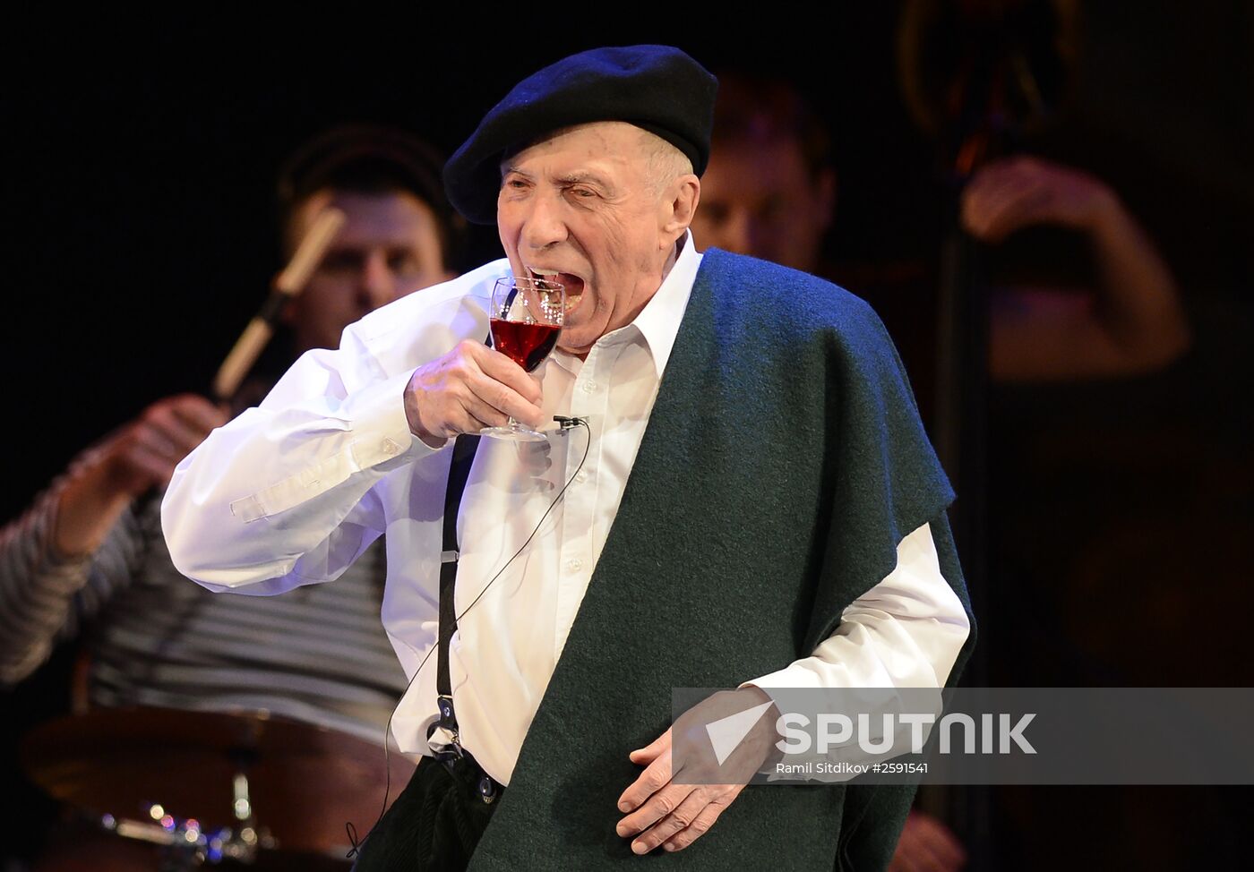 Sergei Yursky performs in Flying with an Angel. Chagall