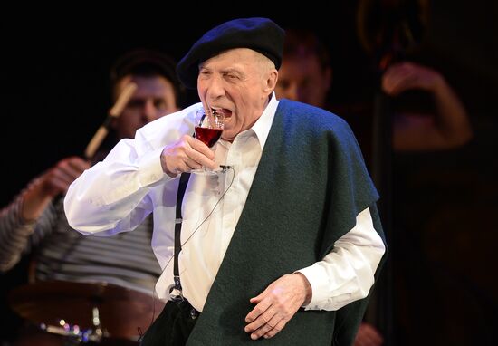 Sergei Yursky performs in Flying with an Angel. Chagall