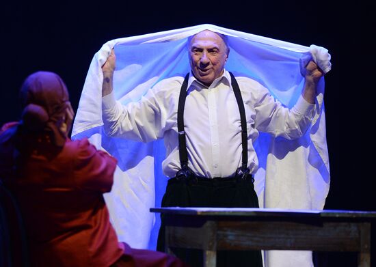 Sergei Yursky performs in Flying with an Angel. Chagall