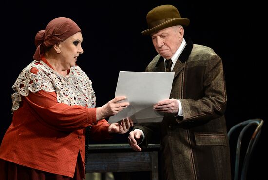 Sergei Yursky performs in Flying with an Angel. Chagall