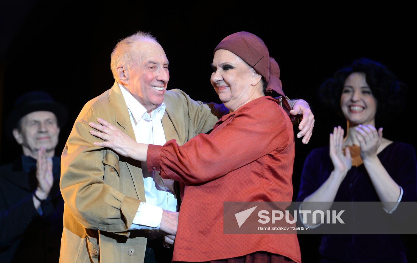 Sergei Yursky performs in Flying with an Angel. Chagall