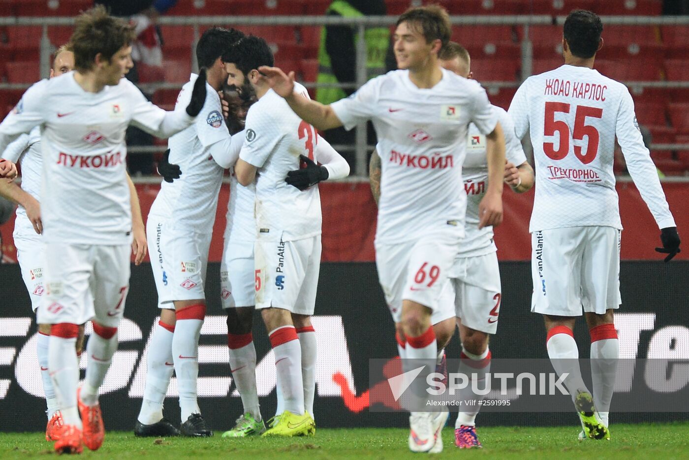 Football. Russian Premier League. Torpedo vs. Spartak