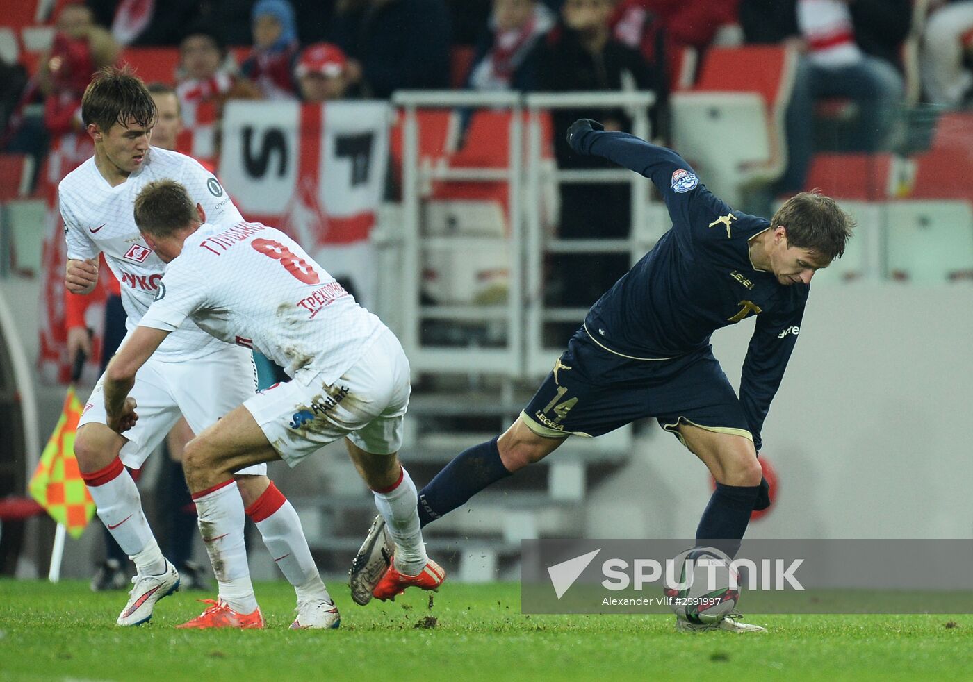 Football. Russian Premier League. Torpedo vs. Spartak