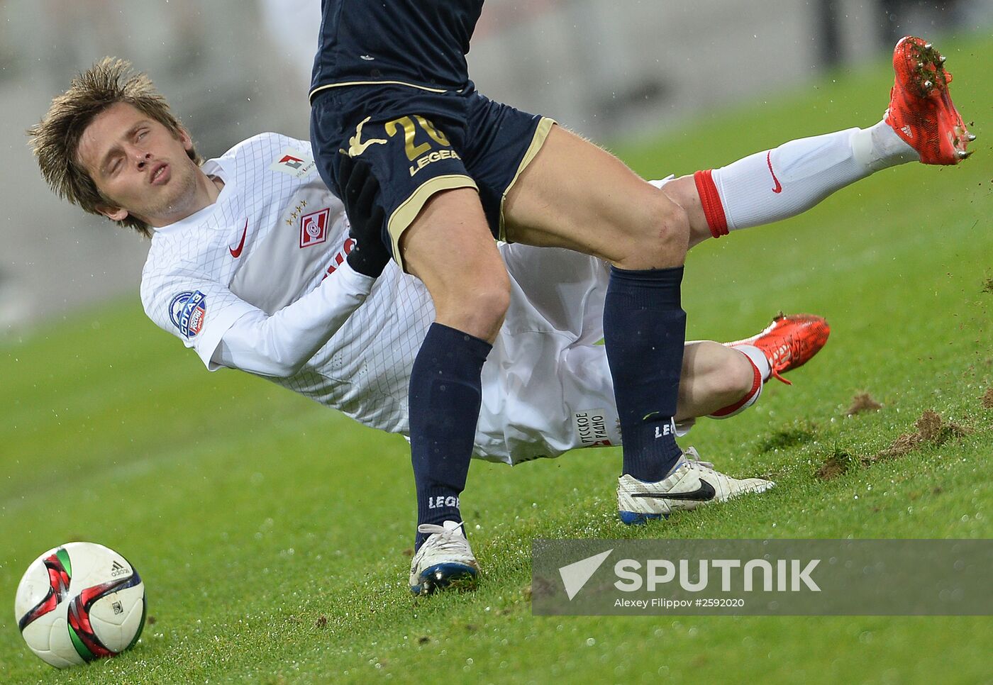 Football. Russian Premier League. Torpedo vs. Spartak