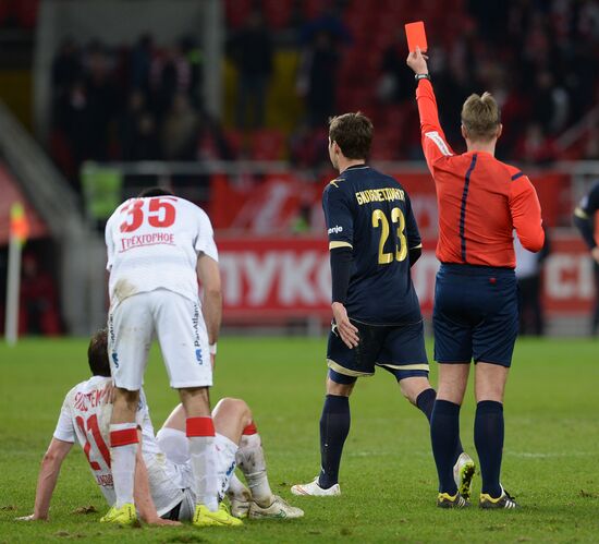 Football. Russian Premiere League. Torpedo vs. Spartak