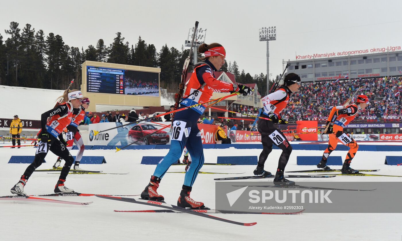 2014–15 Biathlon World Cup – World Cup 9. Women's mass start