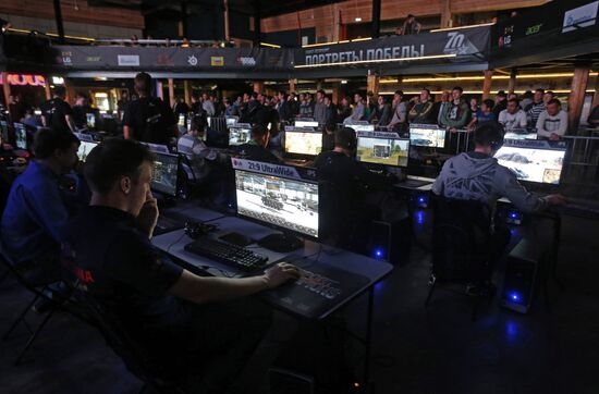 Computer game tornament dedicated to 70th anniversary of Victory