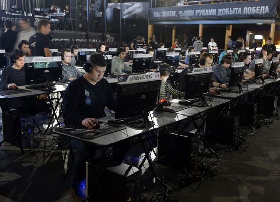Computer game tornament dedicated to 70th anniversary of Victory