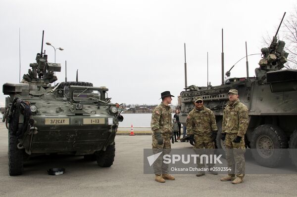 Dragoon Ride US Army convoy in Latvia