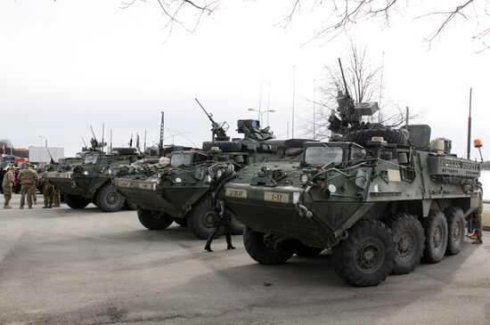 Dragoon Ride US Army convoy in Latvia