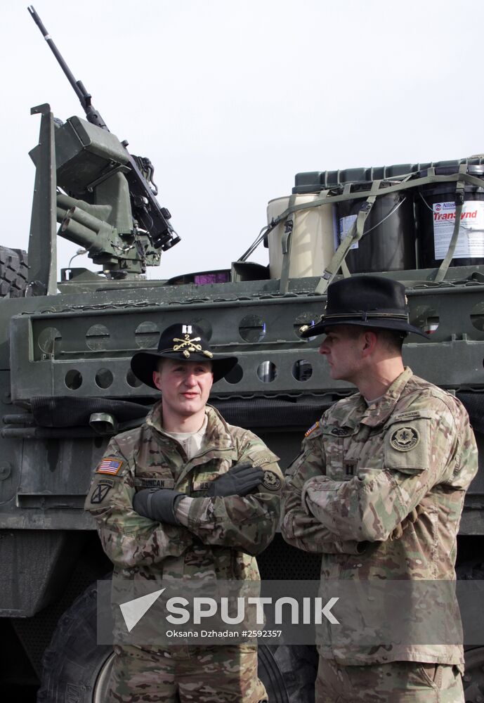 Dragoon Ride US Army convoy in Latvia