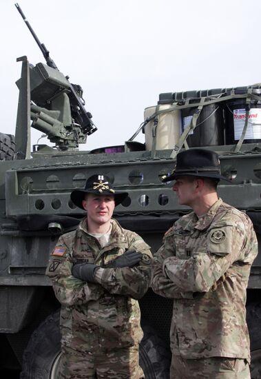 Dragoon Ride US Army convoy in Latvia