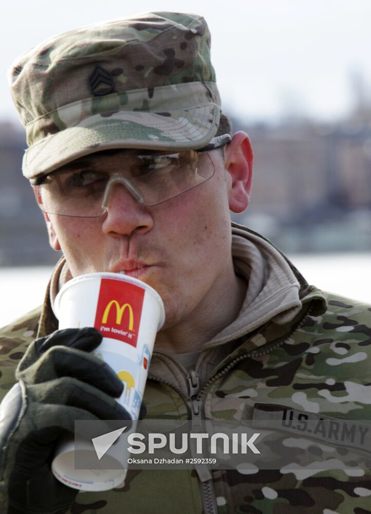 Dragoon Ride US Army convoy in Latvia