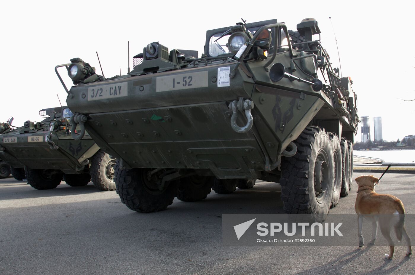 Dragoon Ride US Army convoy in Latvia