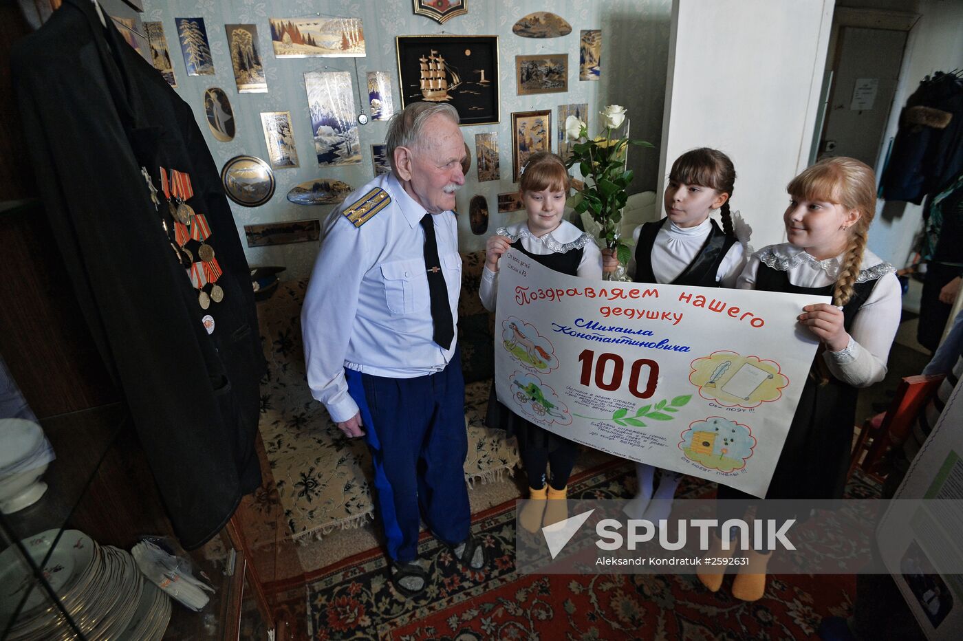Veteran of Great Patriotic War Mikhail Rezepin