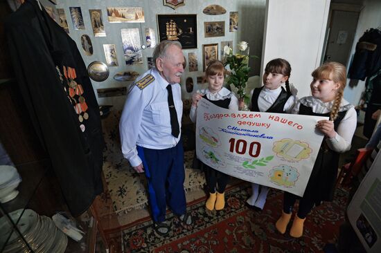 Veteran of Great Patriotic War Mikhail Rezepin