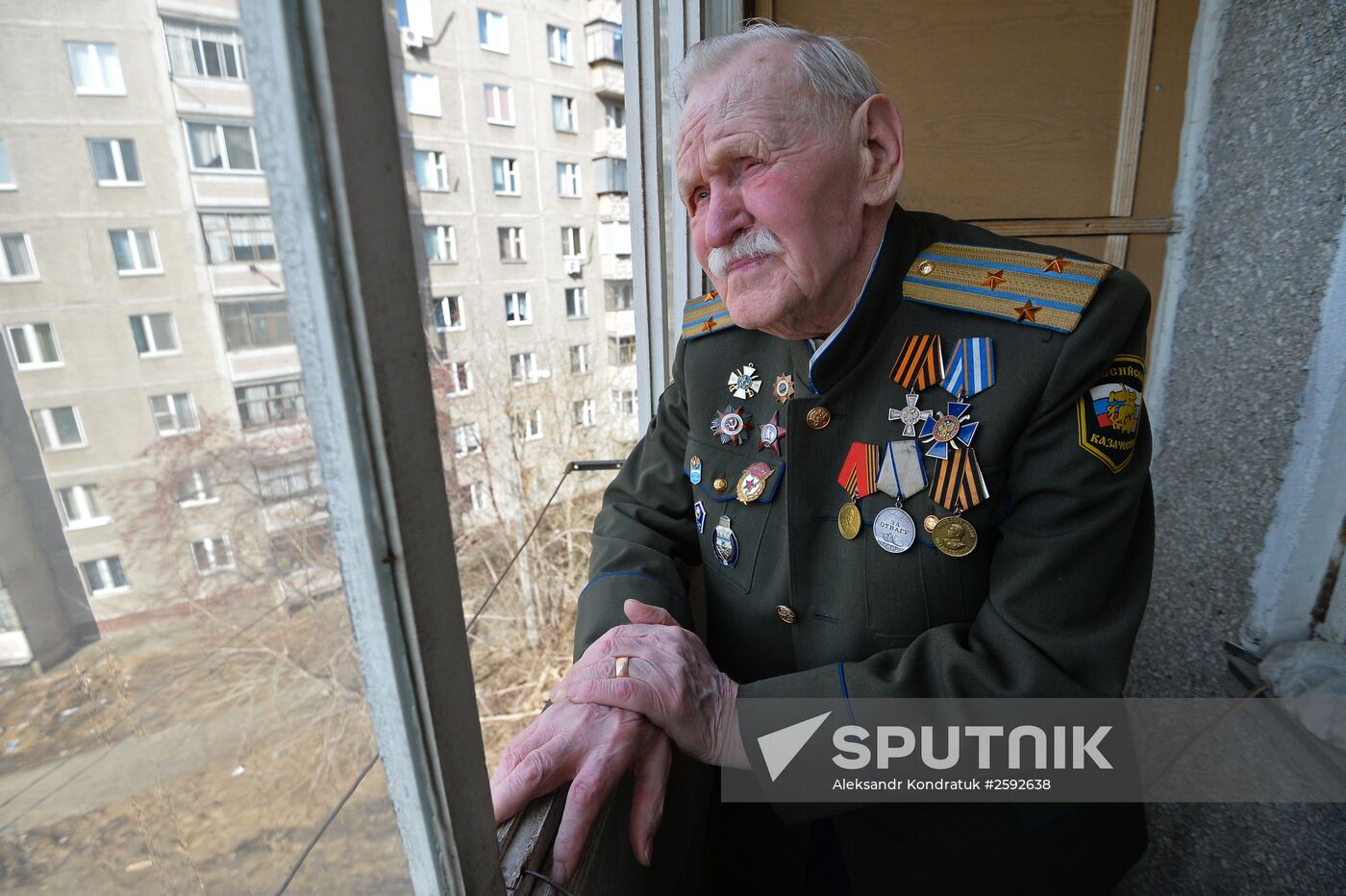 Great Patriotic War veteran Mikhail Rezepin