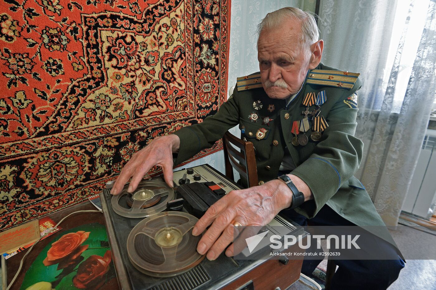 Great Patriotic War veteran Mikhail Rezepin