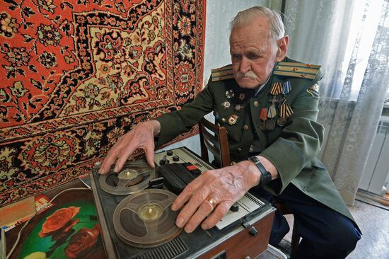 Great Patriotic War veteran Mikhail Rezepin