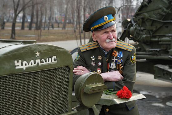 Veteran of Great Patriotic War Mikhail Rezepin