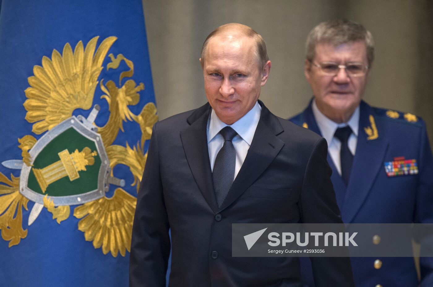 President Vladimir Putin at expanded meeting of board of Russian Prosecutor General's Office