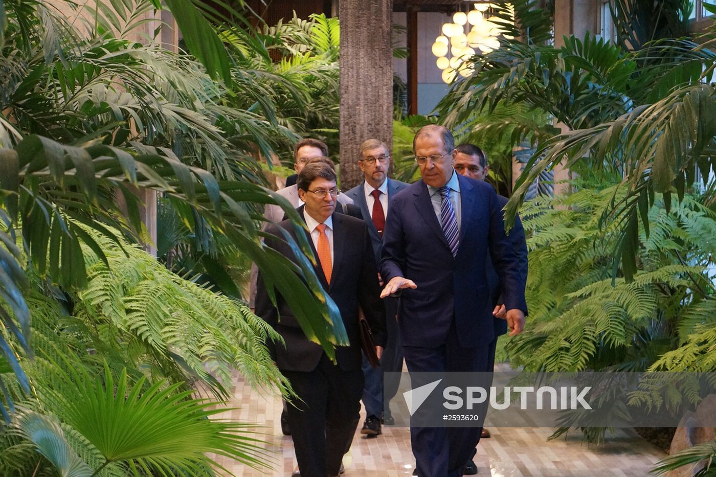 Russian Foreign Minister Sergey Lavrov visits Cuba