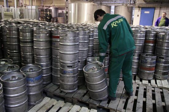 Krym brewing company in Simferopol