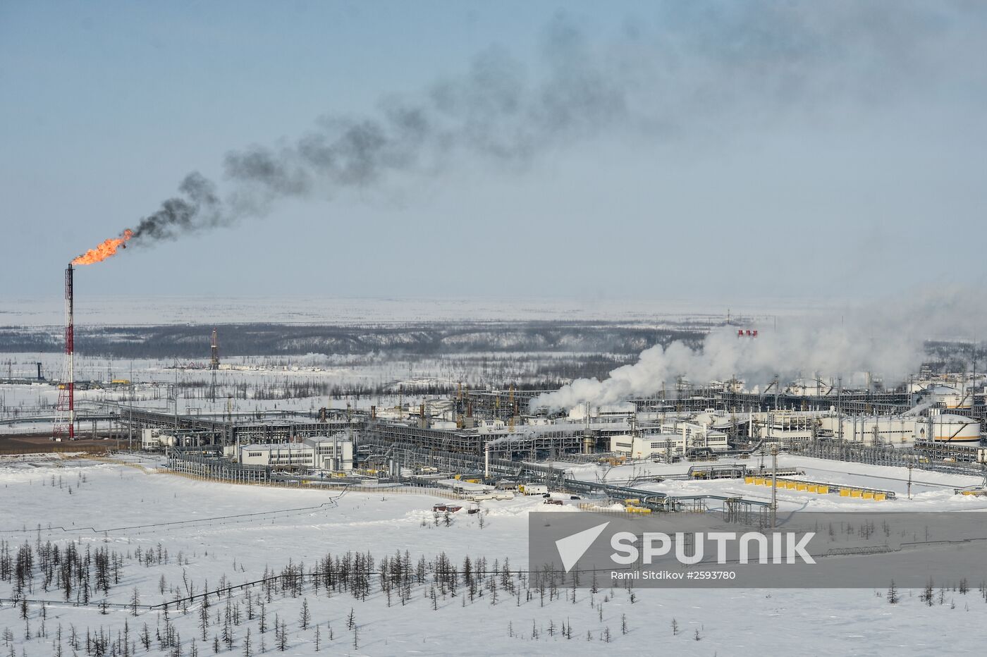 Vankor oil and gas field in Krasnoyarsk Territory