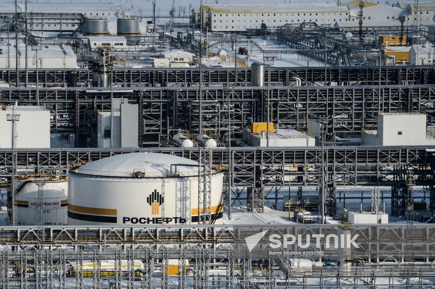 Vankor oil and gas field in Krasnoyarsk Territory