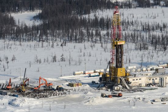 Vankor oil and gas field in Krasnoyarsk Territory