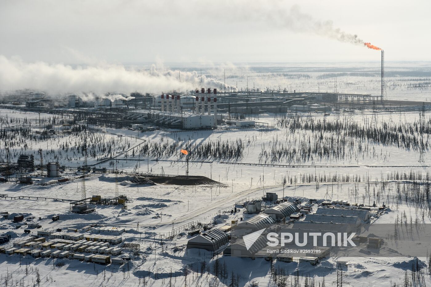 Vankor oil and gas field in Krasnoyarsk Territory