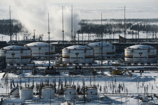 Vankor oil and gas field in Krasnoyarsk Territory