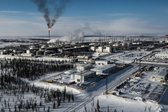 Vankor oil and gas field in Krasnoyarsk Territory
