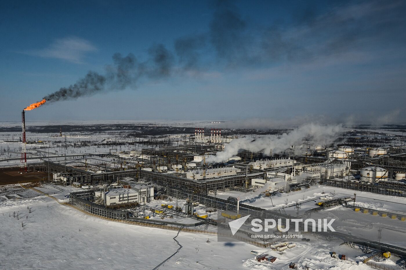 Vankor oil and gas field in Krasnoyarsk Territory