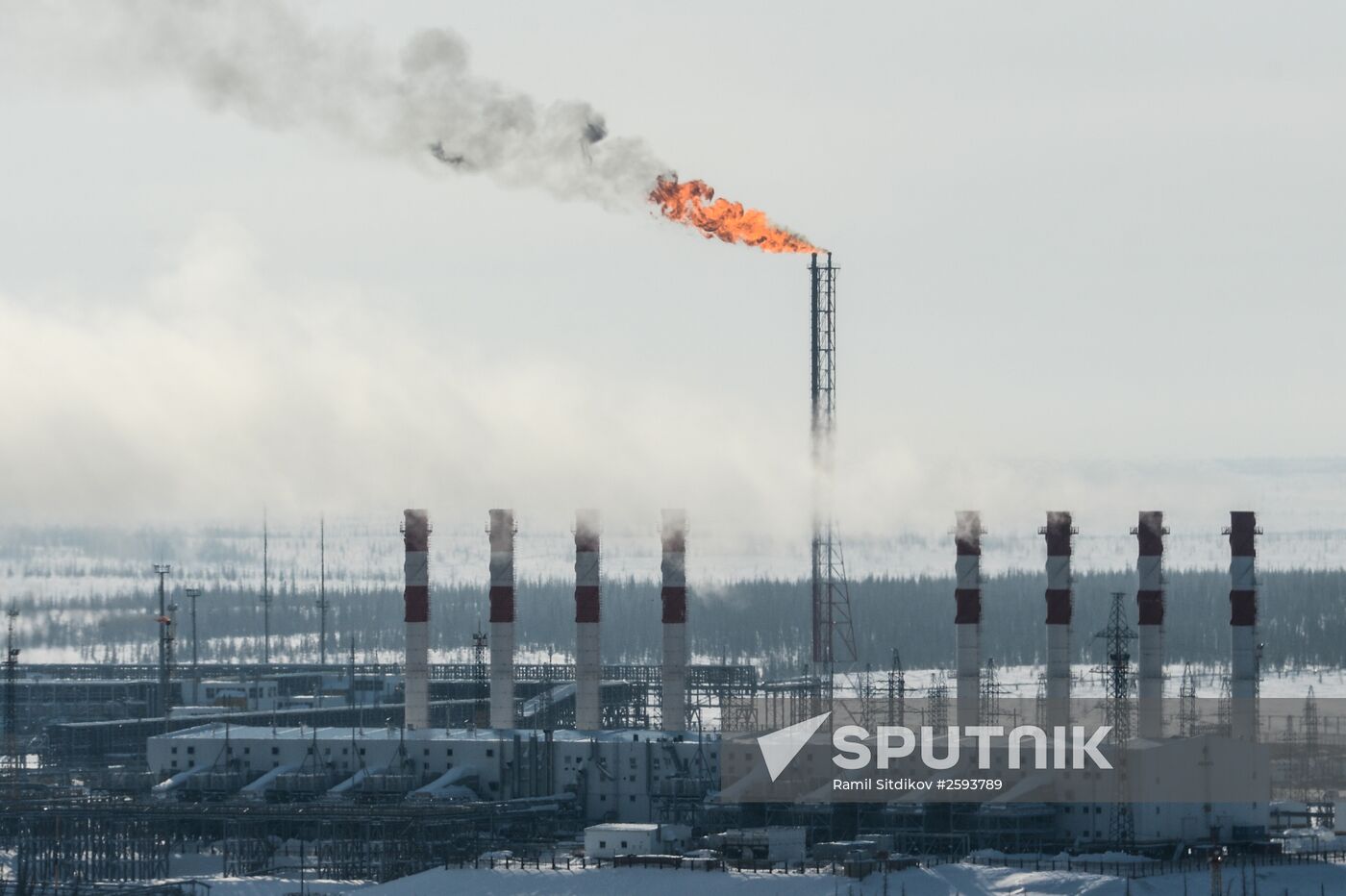 Vankor oil and gas field in Krasnoyarsk Territory