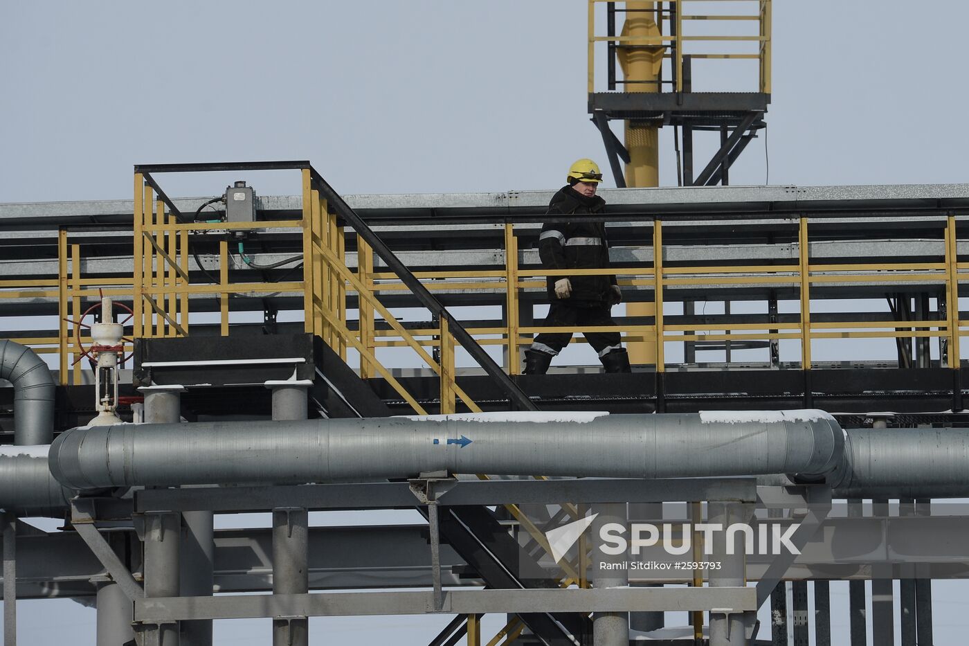 Vankor oil and gas field in Krasnoyarsk Territory