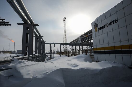 Vankor oil and gas field in Krasnoyarsk Territory