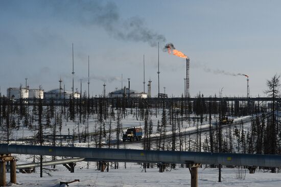 Vankor oil and gas field in Krasnoyarsk Territory