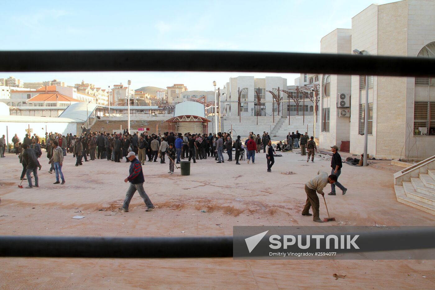 Syrian refugees in Damascus