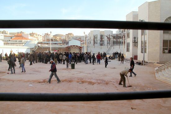 Syrian refugees in Damascus