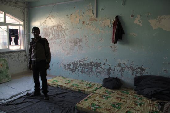 Syrian refugees in Damascus