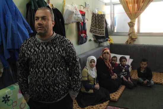 Syrian refugees in Damascus