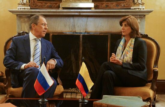 Russian Foreign Minister Sergei Lavrov's visit to Colombia
