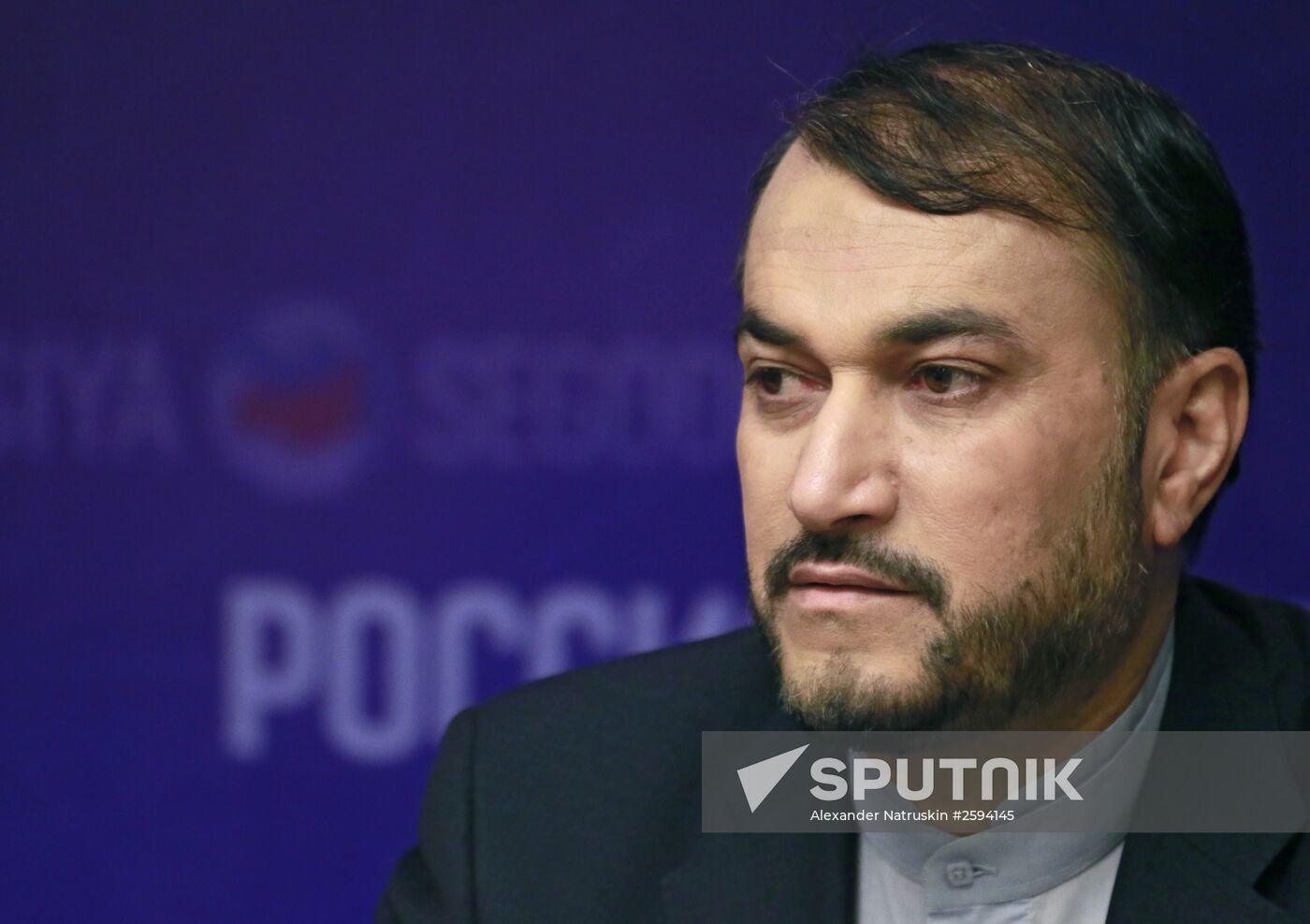 News conference with Iran's Deputy Foreign Minister for Middle East Hossein Amir-Abdollahian